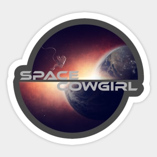 SPACE COWGIRL Sticker